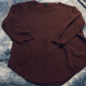 Burgundy rue 21 sweater